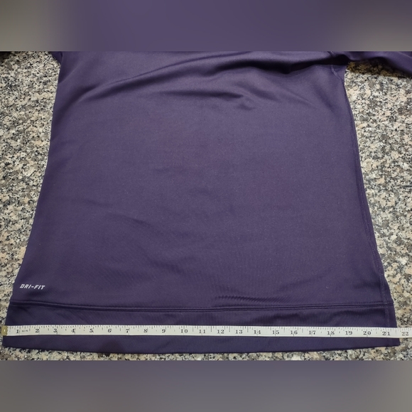 Nike Pro Pullover Women Extra Large Purple Turtleneck with nice accent side ties - Picture 6 of 10